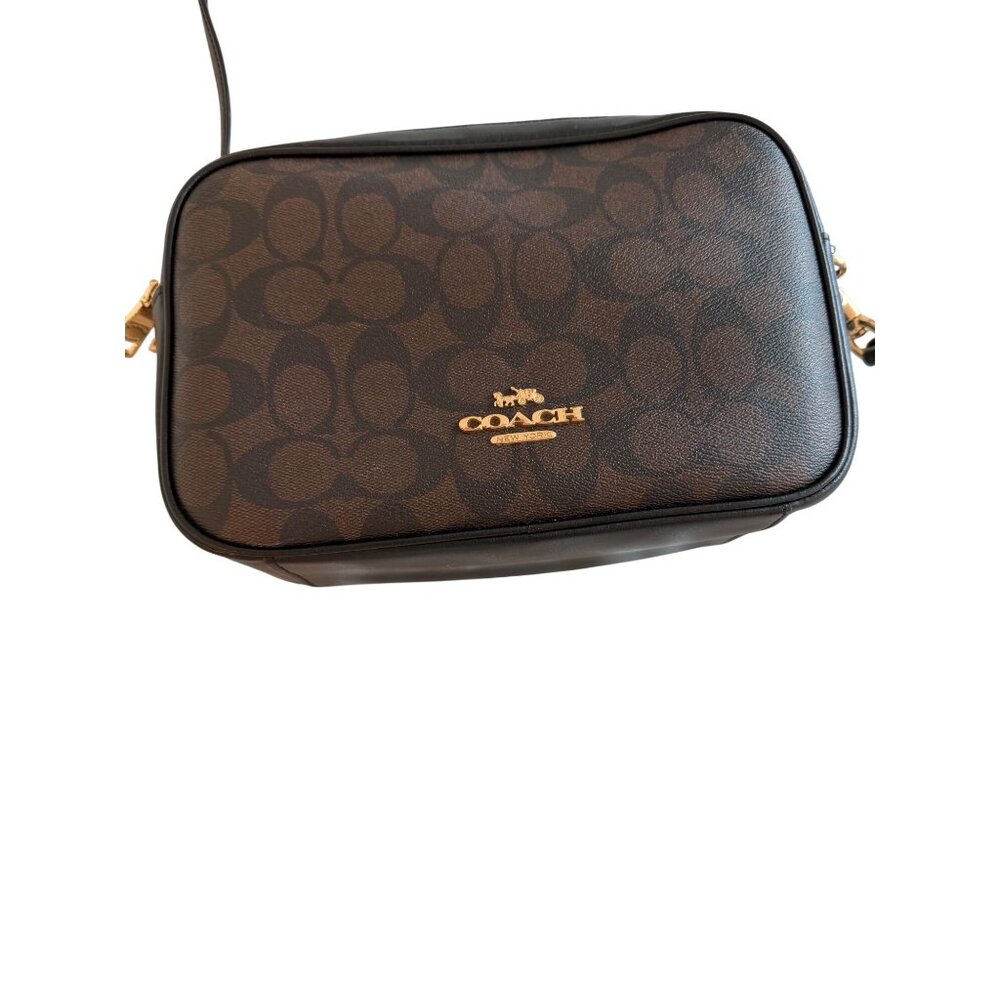 Coach Womens Crossbody in Signature Canvas Brown Black Fabric Lining  Casual - Picture 8 of 16